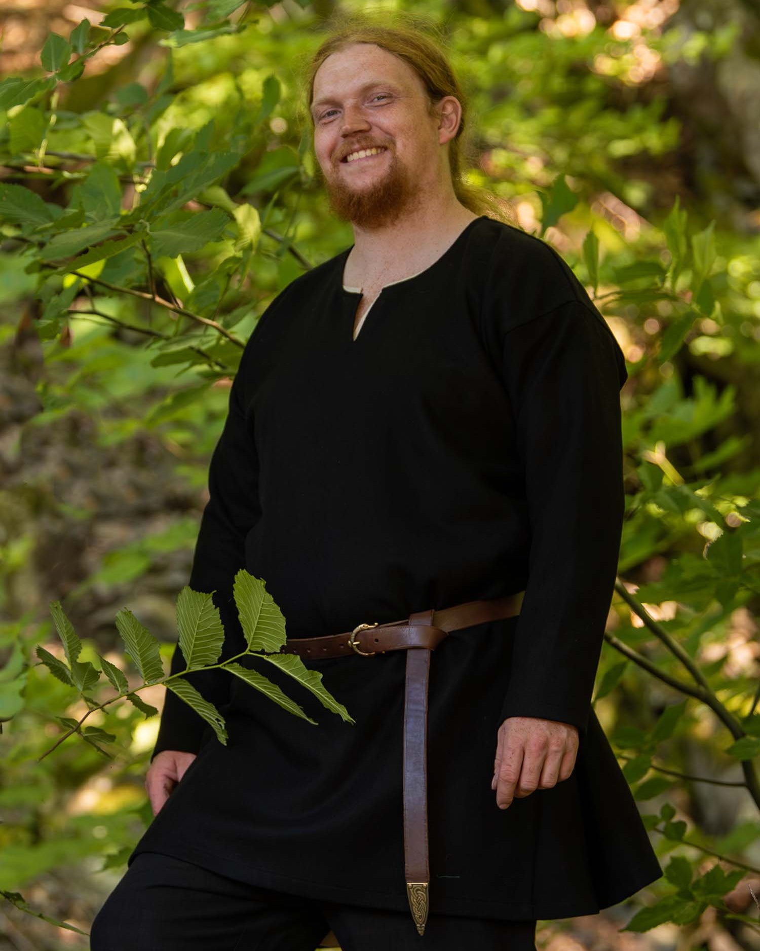 Modellen er 185 cm høy og bruker størrelse XL.