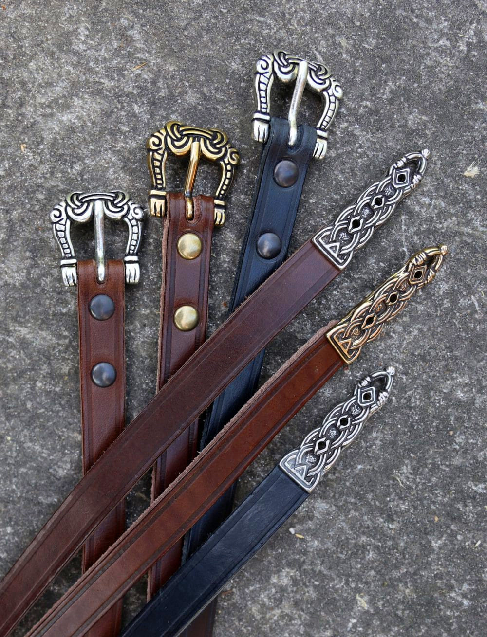 Viking lærbelter