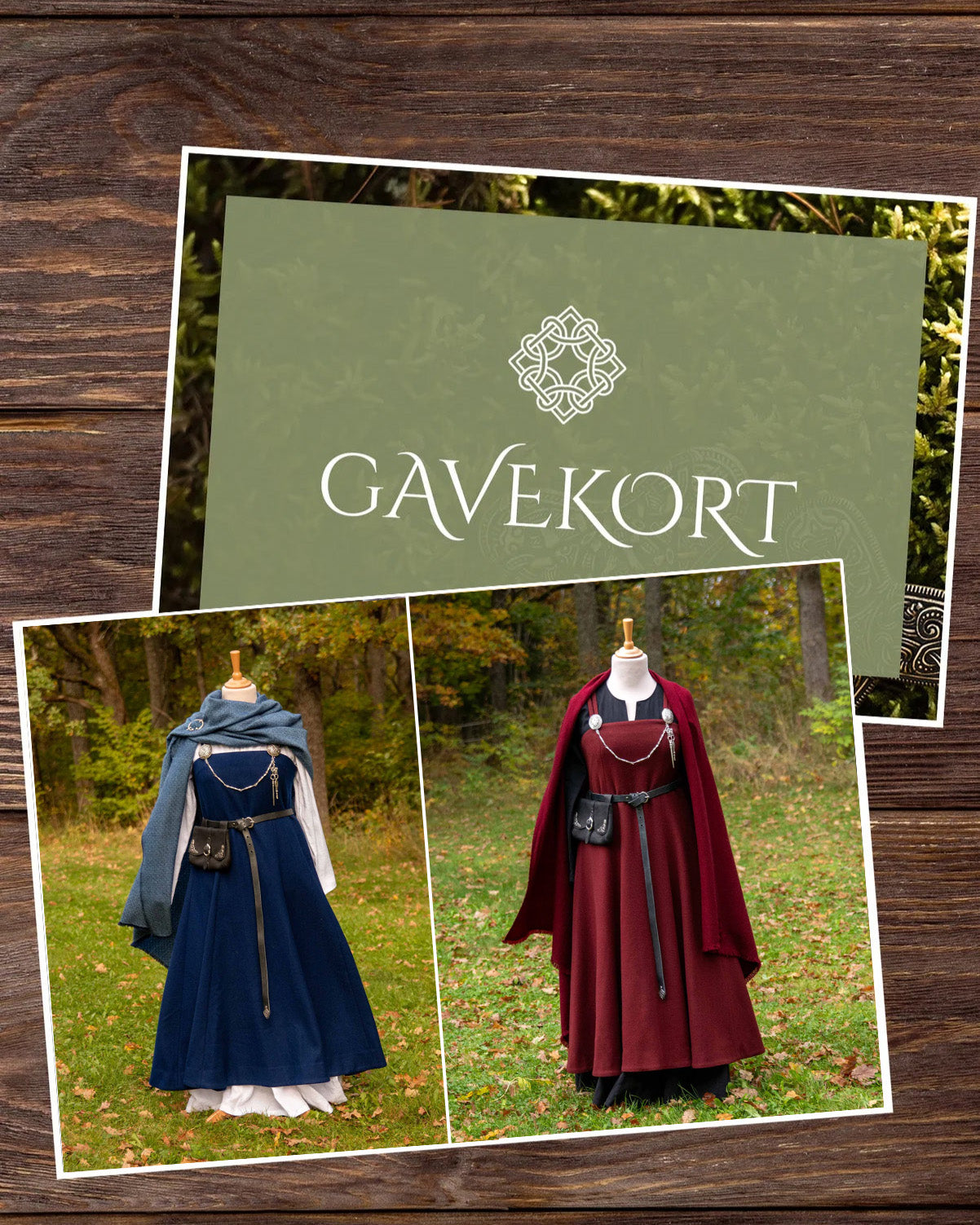 Gavekort på komplett viking festdrakt