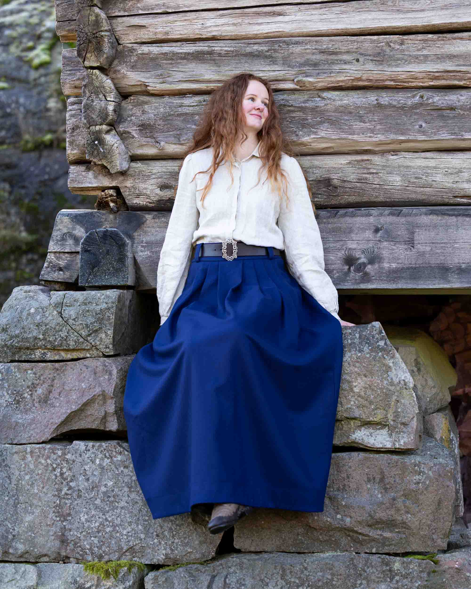 Modellen har på Dølastakken i størrelse M lang